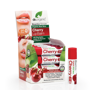 Organic Aloe Vera Cherry Lip Balm