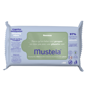 Cleansing Wipes Mustela Μωρομάντηλα Καθαρισμού με Βιολογικό Αβοκάντο